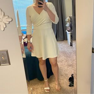 Express faux wrap dress!